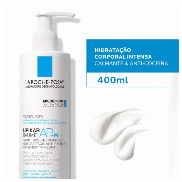 Kit com 2 Lipikar Baume AP + M - Hidratante Corporal 400ml - Image 2
