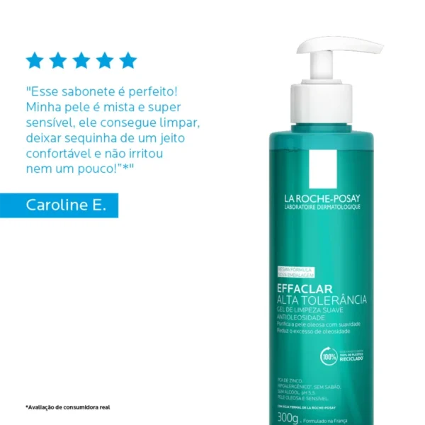La Roche-Posay Effaclar Alta Tolerância - Sabonete Facial 300g - Image 2