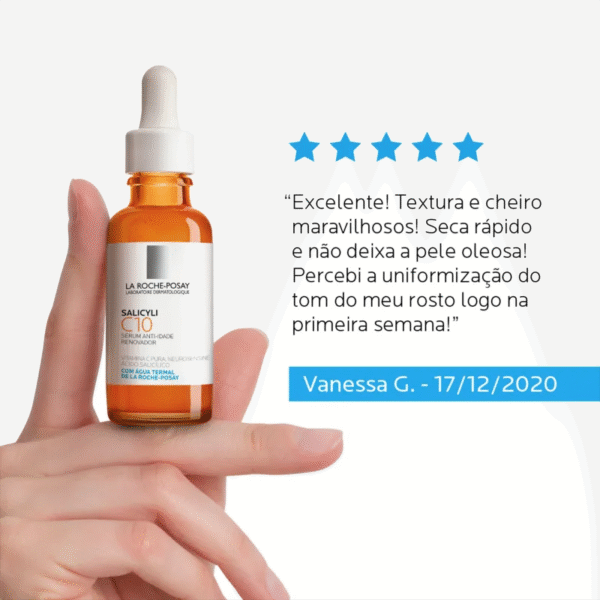 La Roche-Posay Salicyli C10 - Redutor de Linhas 30ml - Image 4