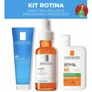 Kit La Roche-Posay – Rotina para uma Pele Renovada e Protegida (3 PRODUTOS)