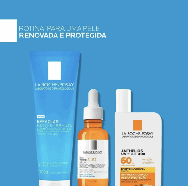 Kit La Roche-Posay – Rotina para uma Pele Renovada e Protegida (3 PRODUTOS) - Image 2