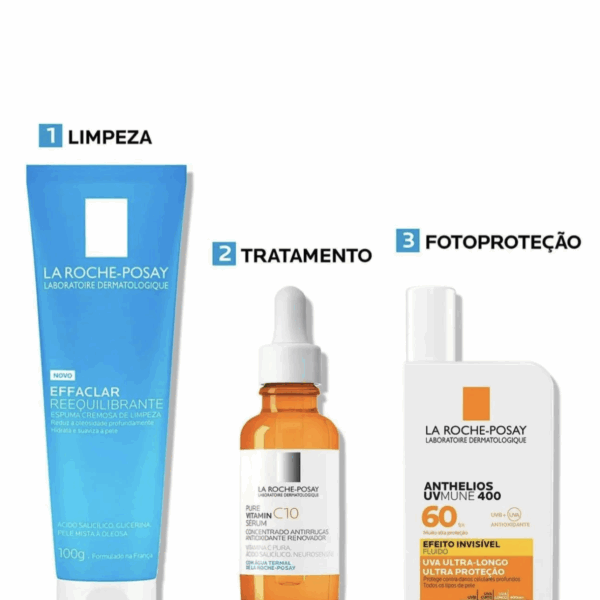 Kit La Roche-Posay – Rotina para uma Pele Renovada e Protegida (3 PRODUTOS) - Image 3